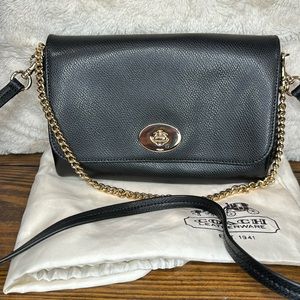 Coach 3 Way Convertible Crossbody Shoulder Clutch Bag